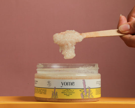 Basil & Grapeseed Body Scrub - 300gm