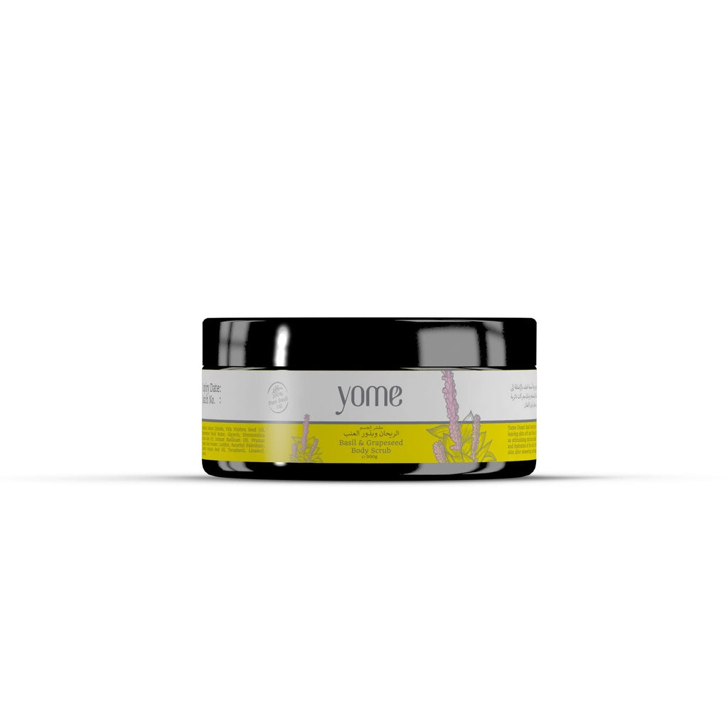 Basil & Grapeseed Body Scrub - 300gm