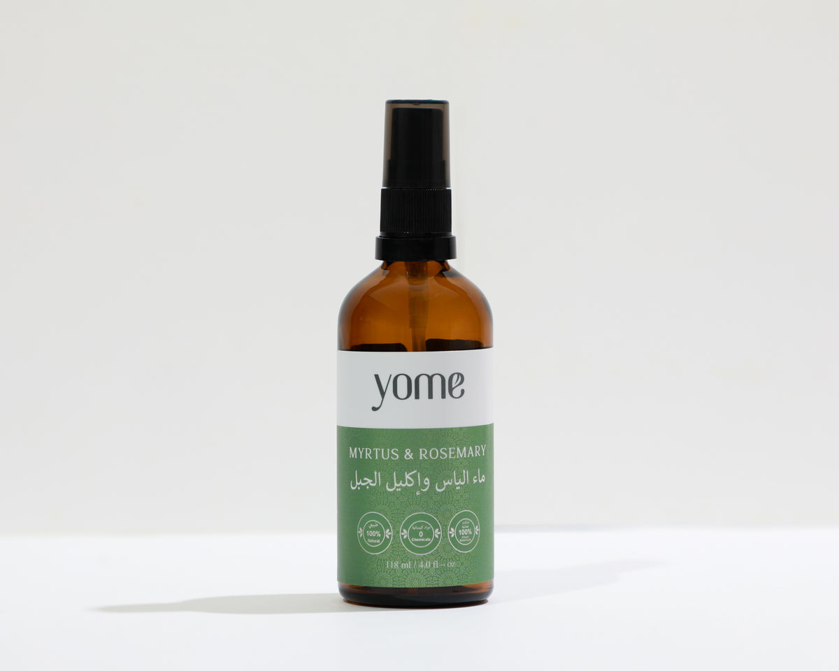 Here it is:

`Yome Skincare Myrtus & Rosemary Toner – wild botanical hair and scalp mist`